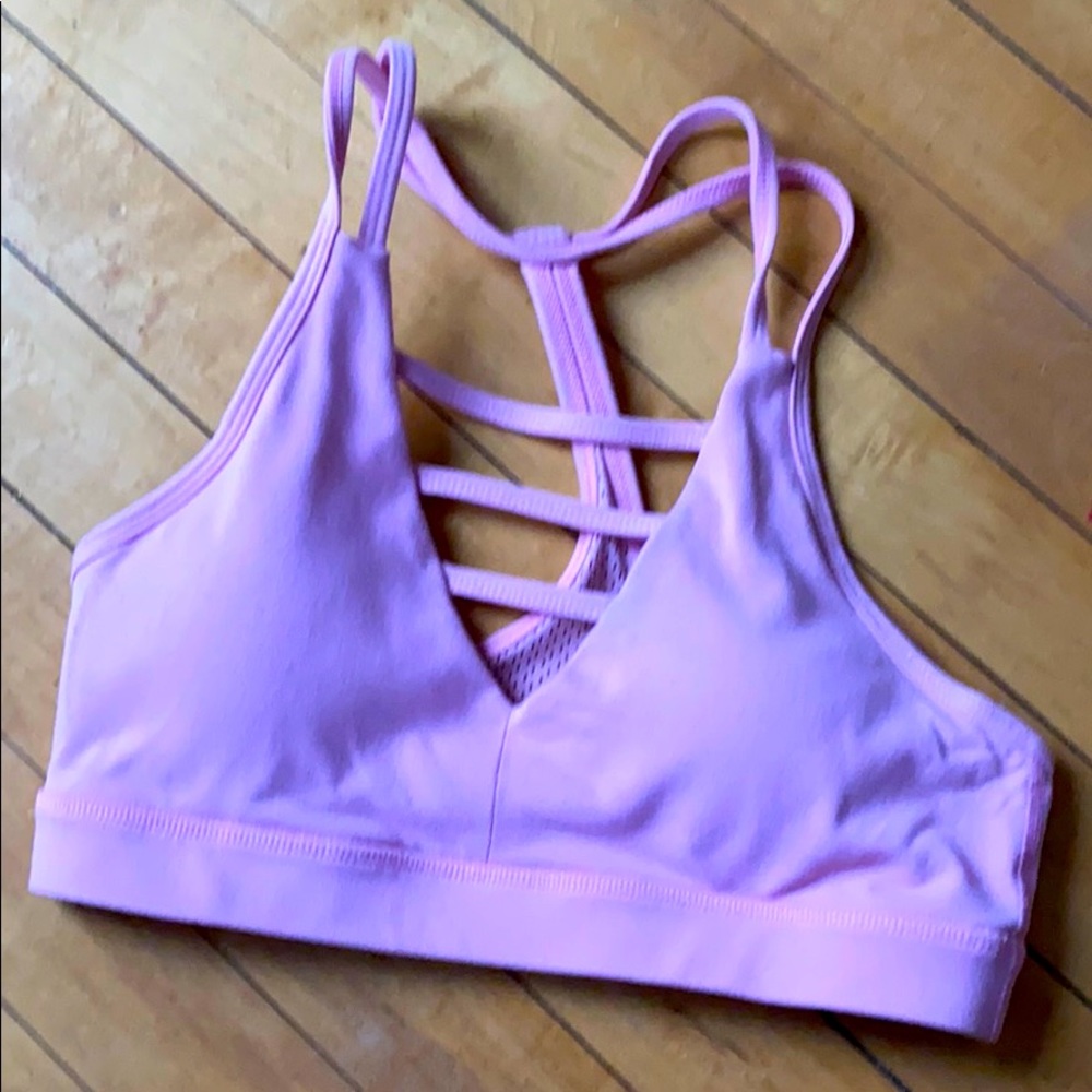 ZYIA PINK GRID BRA